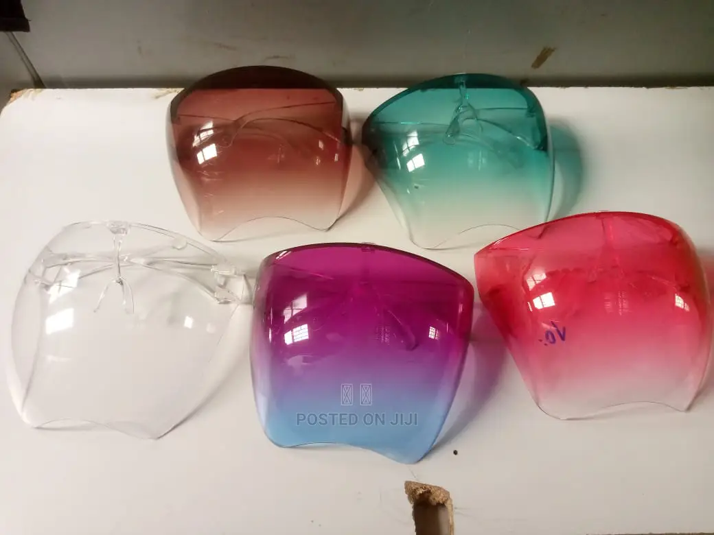 Full Face Colored Plastic Shield