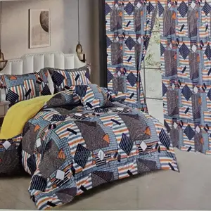 9 Piece Woolen Duvet With Curtain
