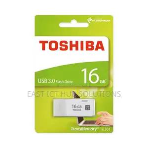 Toshiba Transmemory U202 16GB Flash Drive USB 2.0 - White Mettalic