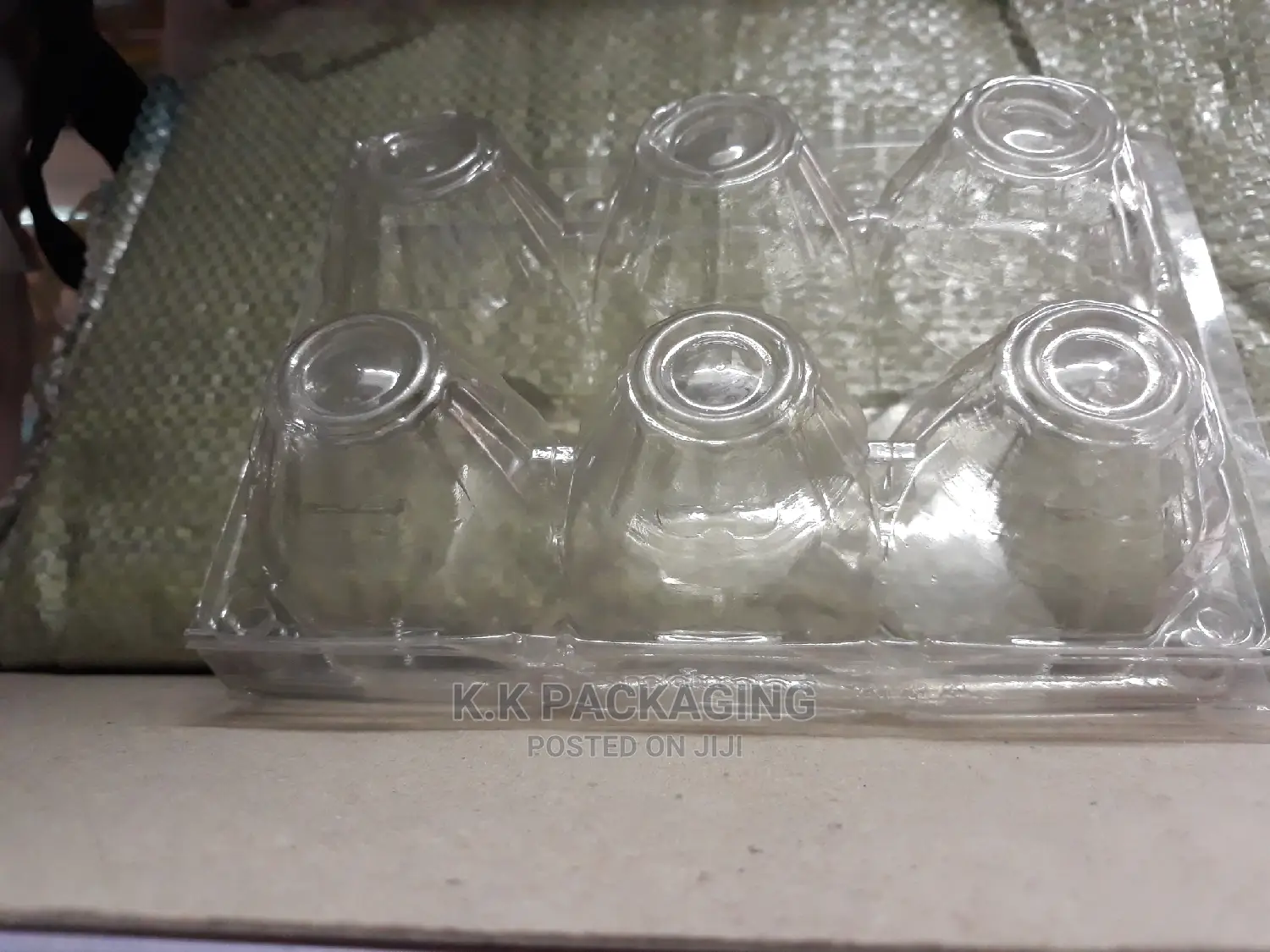 Clear 6 and 15pcs Egg Trays