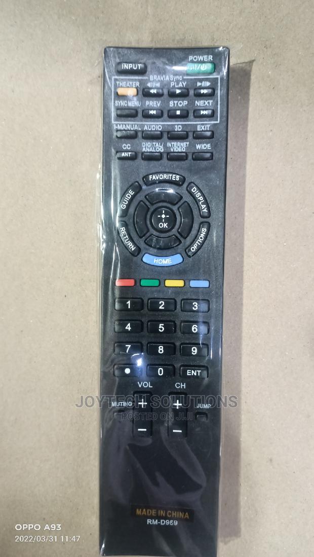 Sony Bravia Tv Remote - main view
