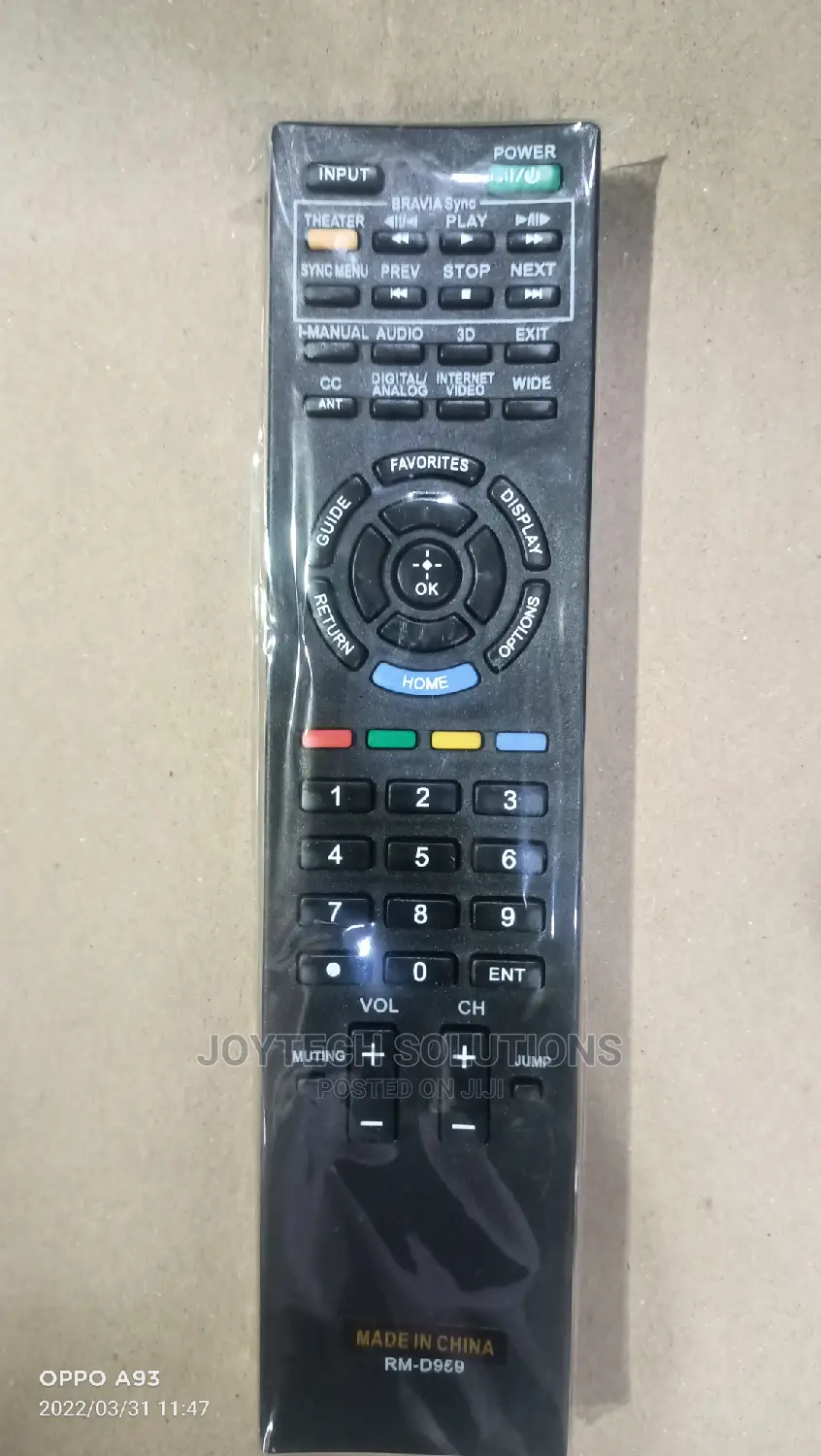 Sony Bravia Tv Remote