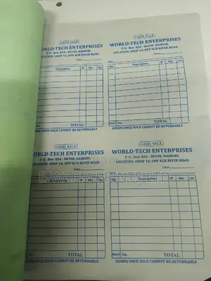 Receipt Books, Invoice Books, Delivery Books Etc