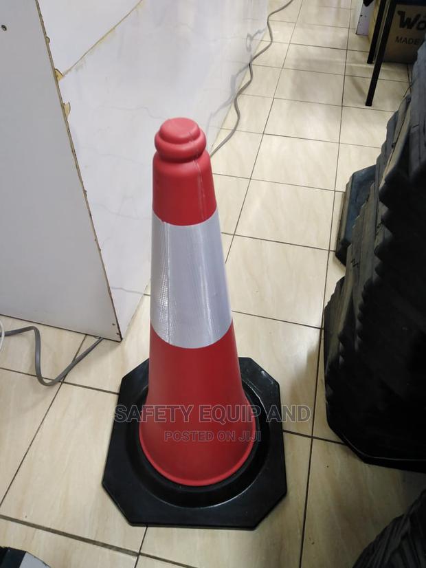 Safety Traffic Cones in Three Sizes - main view