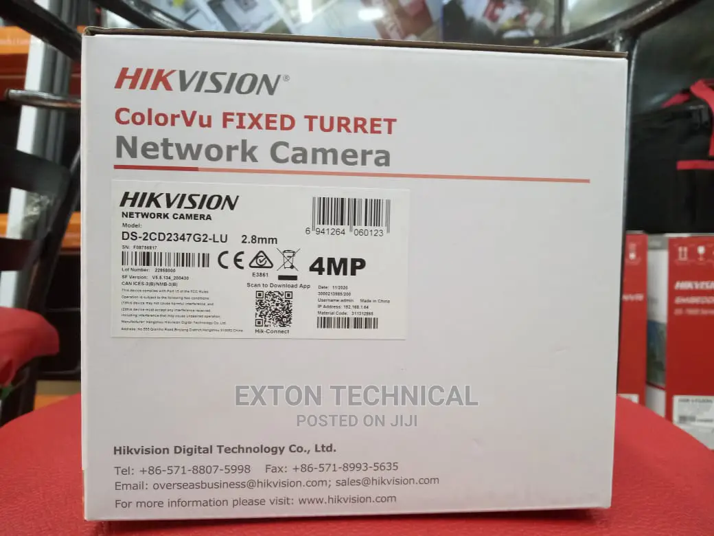 Colrvu Fixed Turret 4mp Network Camera