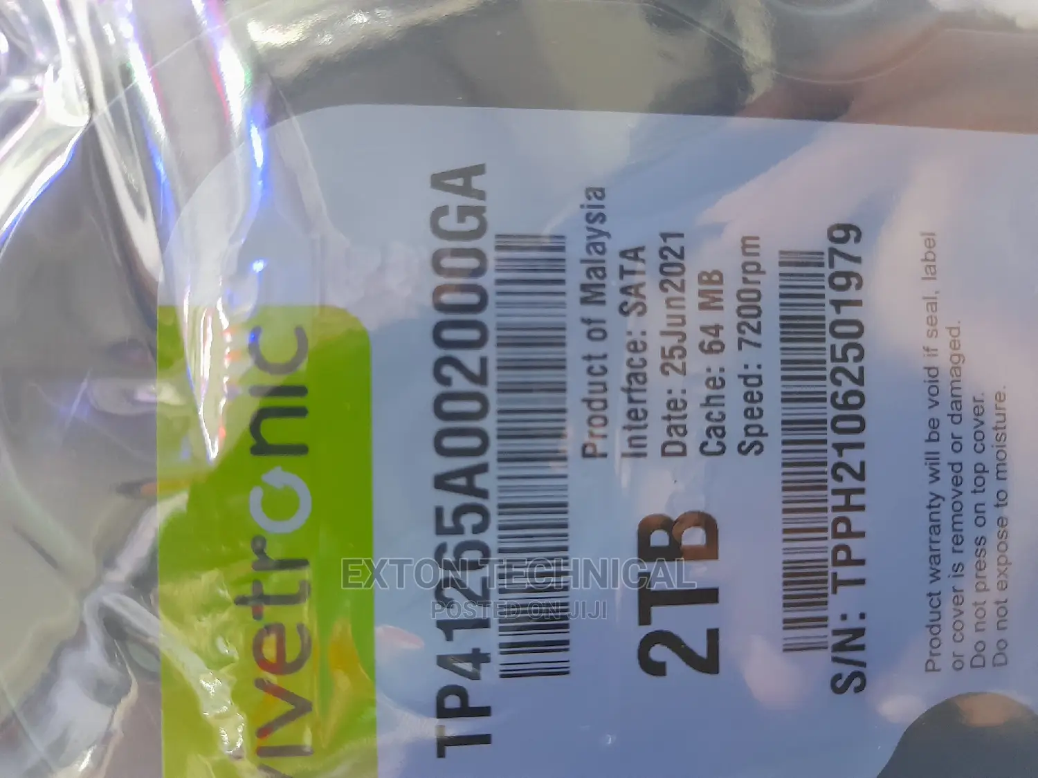 Vivetronic 2tb Harddrive