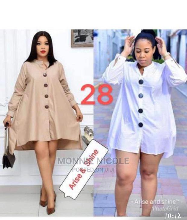Shirt Dress/ Free Dress/White Maternity Dress
