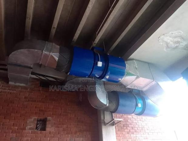 Kitchen Hood Chimney With Fan and Silencer Box - thumbnail 3