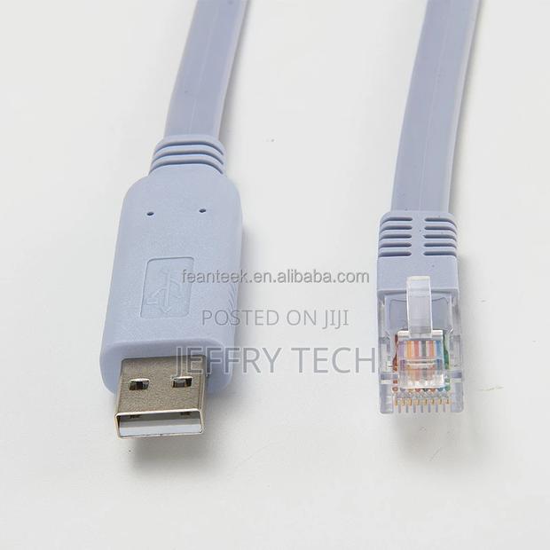 Factory 6ft Square Head USB Console FTDI to RJ45 Ethernet LA - thumbnail 2
