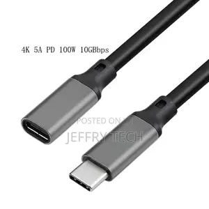 Charge Extension Cable Usb 3.1 Gen2 Type C Male to Type C F