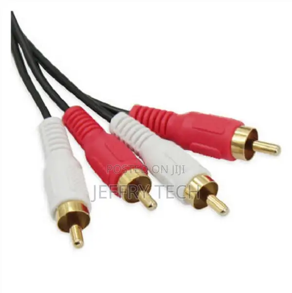 3m 2rca to 2rca Gold Cable Male to Male Audio AV Cable for H