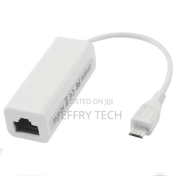 Micro USB 2.0 to Fast Ethernet RJ45 Network LAN Adapter 100M - thumbnail 4