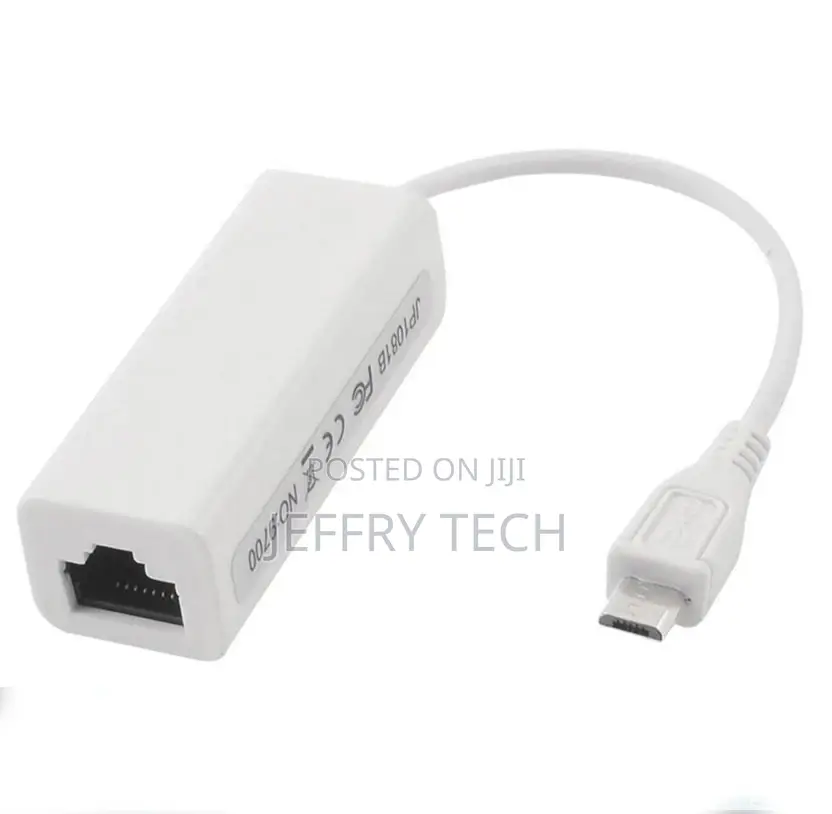 Micro USB 2.0 to Fast Ethernet RJ45 Network LAN Adapter 100M