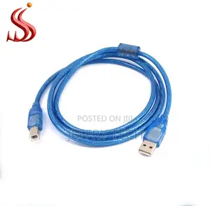 USB 2.0 Printer Cable USB AM to BM Transparent UV Blue Shiel