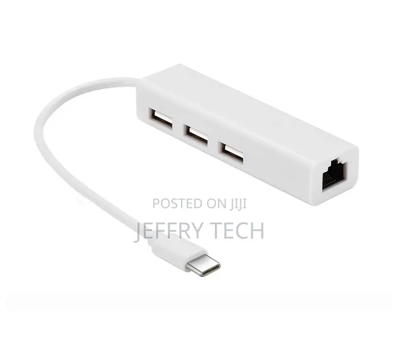 Pogo Usb to RJ45 Converter Network Hi Speed Usb Type C to 3