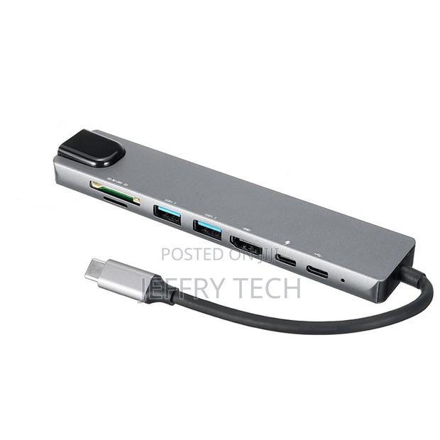 USB 3.1 Type C Hub 8 in 1 HDTV USB3.0 USB HUB Adapter RJ45 A