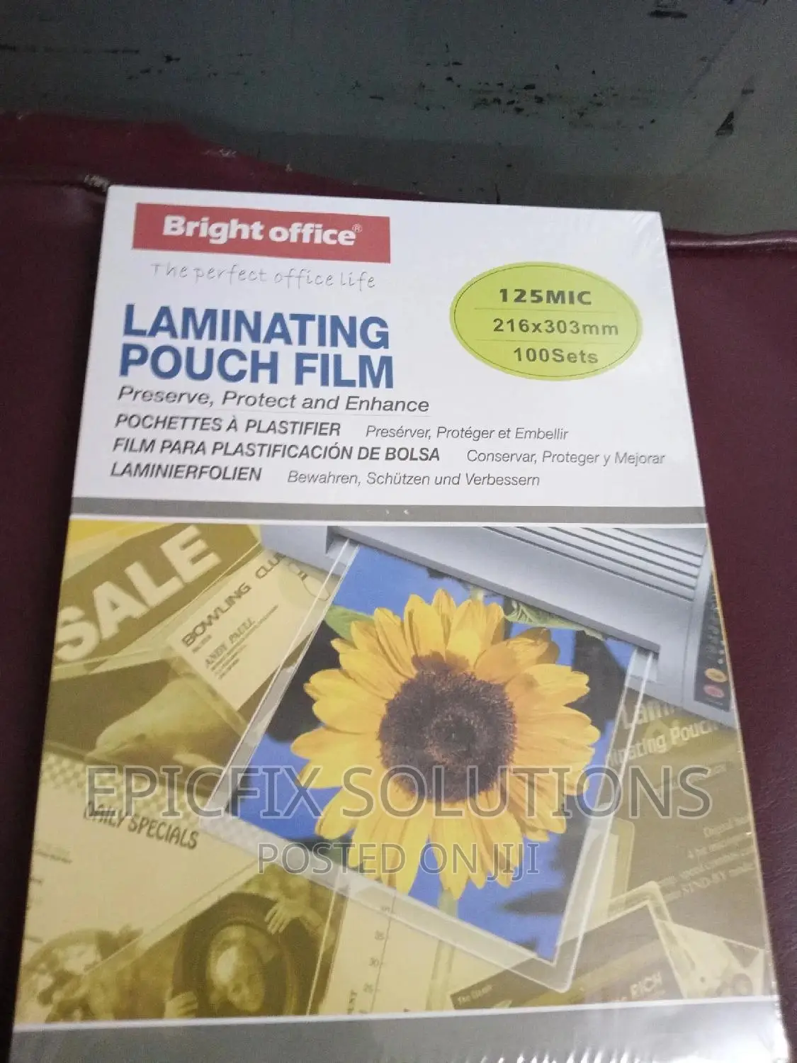 Laminating Pouch Film.