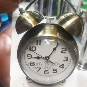 Vintage Metallic Alarm Clock