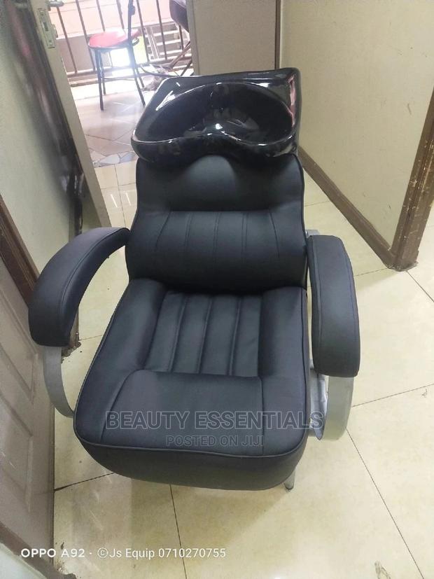 Local Black Silver Shampoo Sink - main view