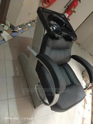 Local Black Silver Shampoo Sink