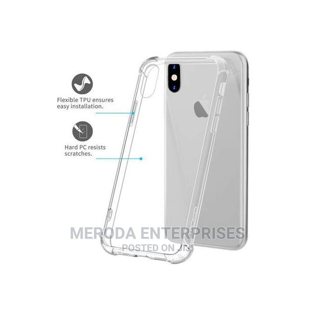 iPhone X Crystal Clear Cover Shockproof TPU Edge - thumbnail 3