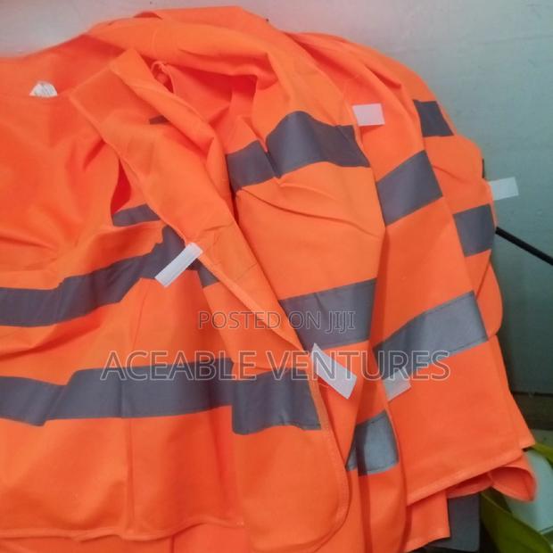 Printed Orange Reflector Jackets - thumbnail 2