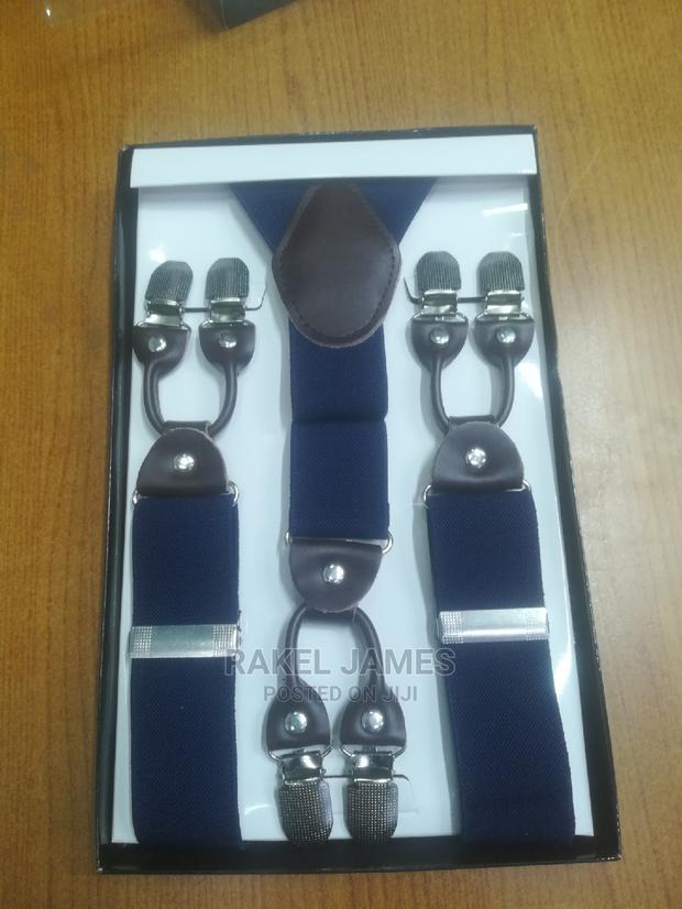 Navyblue Double Clip Suspender - main view