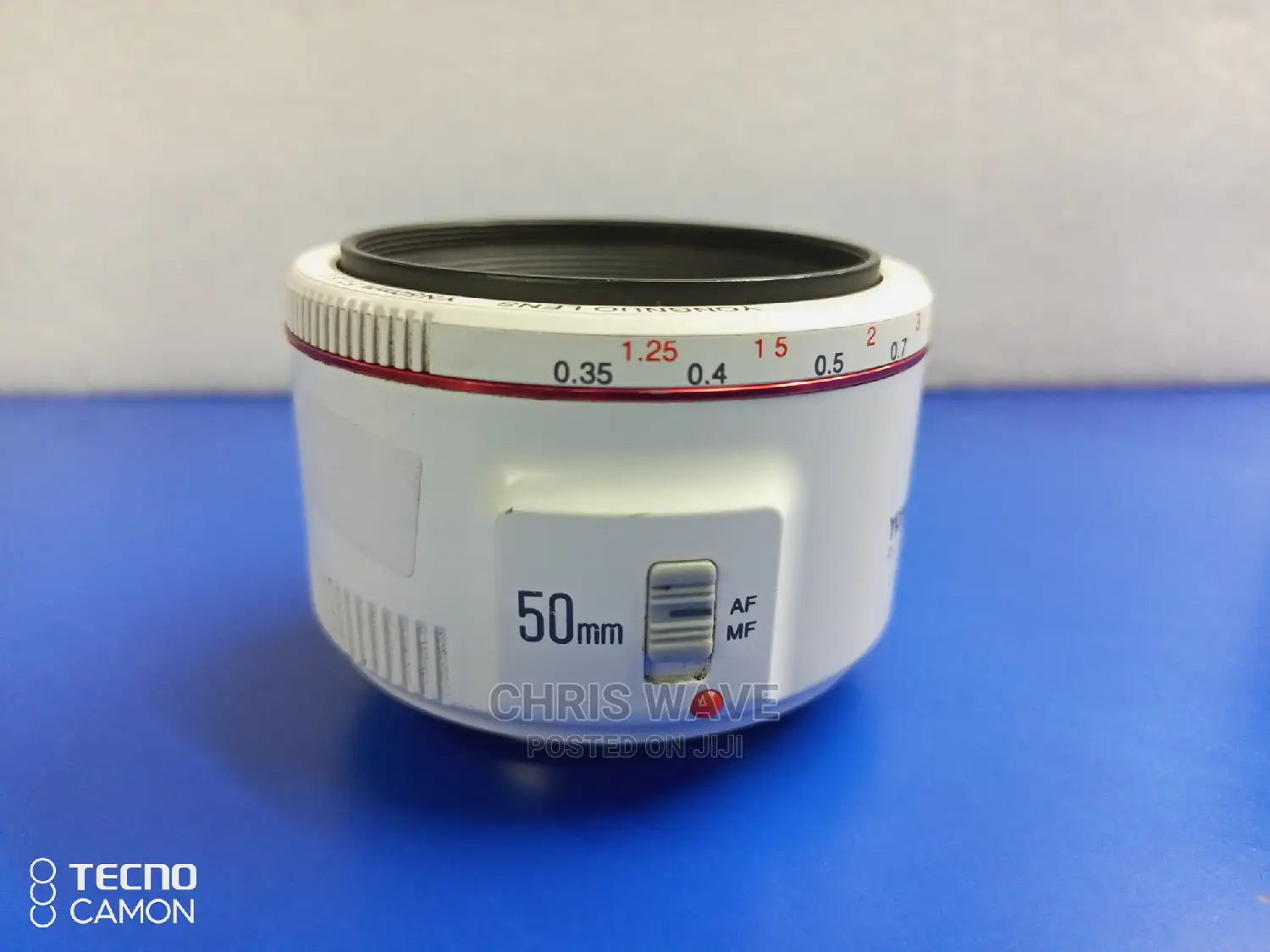 Canon 50mm F1.8 White Prime Lens