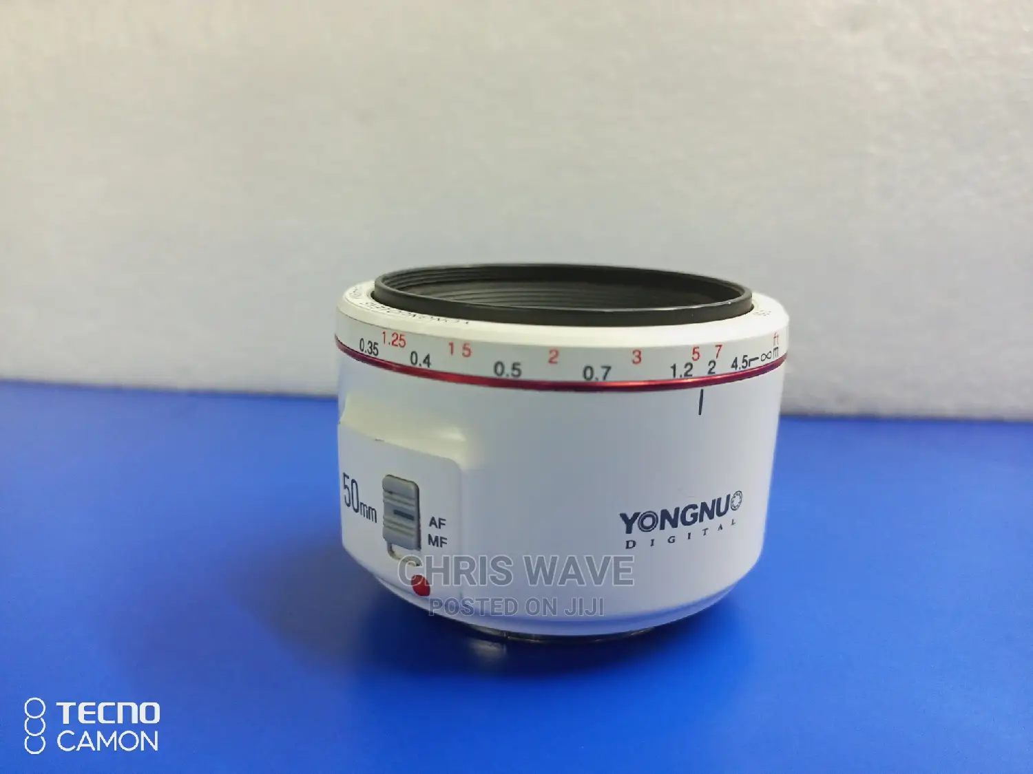 Canon 50mm F1.8 White Prime Lens