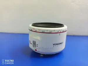 Canon 50mm F1.8 White Prime Lens