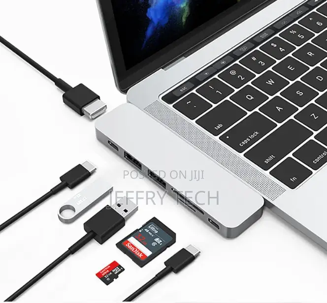 USB 3.0 Card Reader Adapter With PD Charging for Macbook Pro