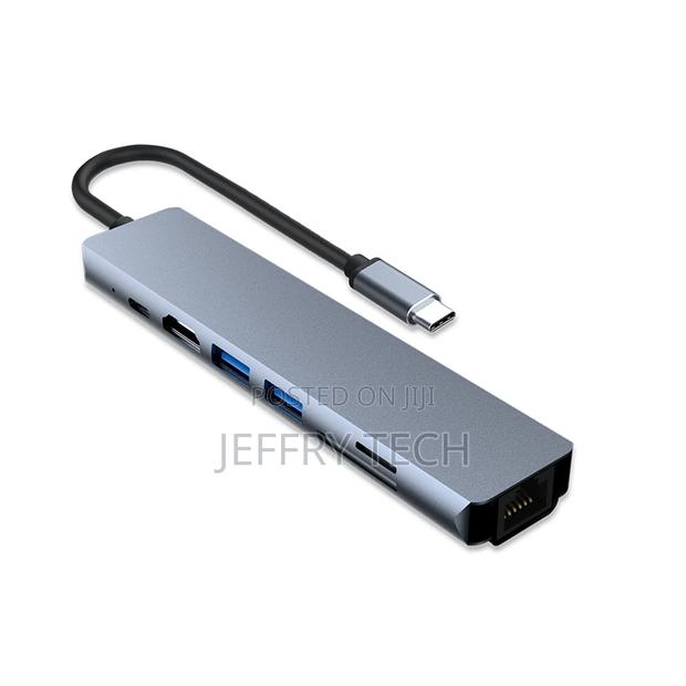 7 in 1 Usb C Type Adapter Port Hub Usb-C Hubs 3.0 3.1 Speed