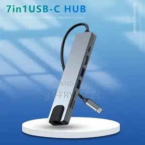 7 in 1 Usb C Type Adapter Port Hub Usb-C Hubs 3.0 3.1 Speed