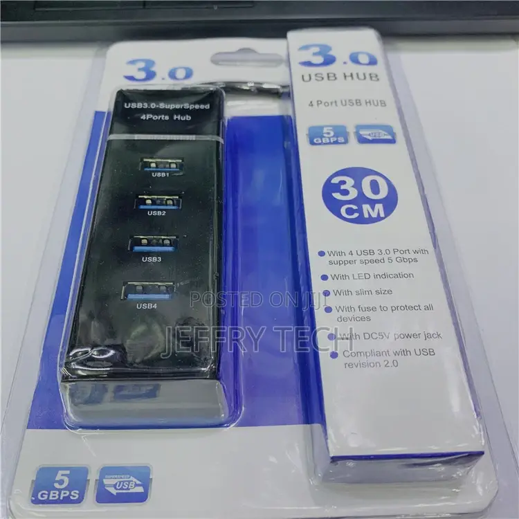 USB Splitter 3.0 Hub With Light Notebook Computer USB Expans