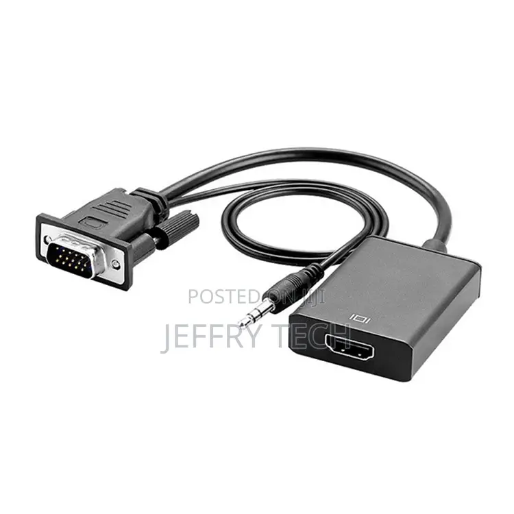 High Quality VGA to HDTV Converter 4k at 1080P HDMI Adapter Wit