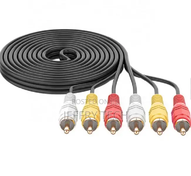 High Quality 1.5m AV Cable 3 Rca to 3 Rca Av Rca Cable for C