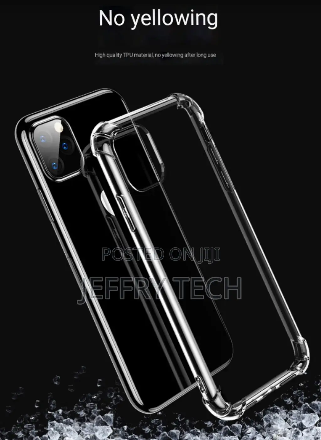 Phone Cover Case for iPhone 11 Pro Max Transparent Clear Sil