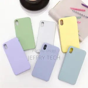Cover Phone Case for iPhone X Liquid Silicone Mobile Phone C