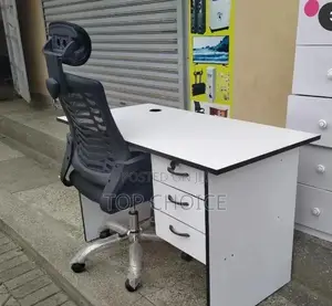 Office Chairs Headrest and Table