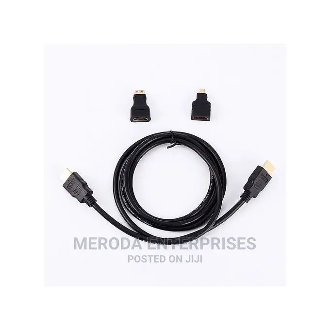 Generic HDMI to Mini HDMI, Micro HDMI Kit for PC TV Phone