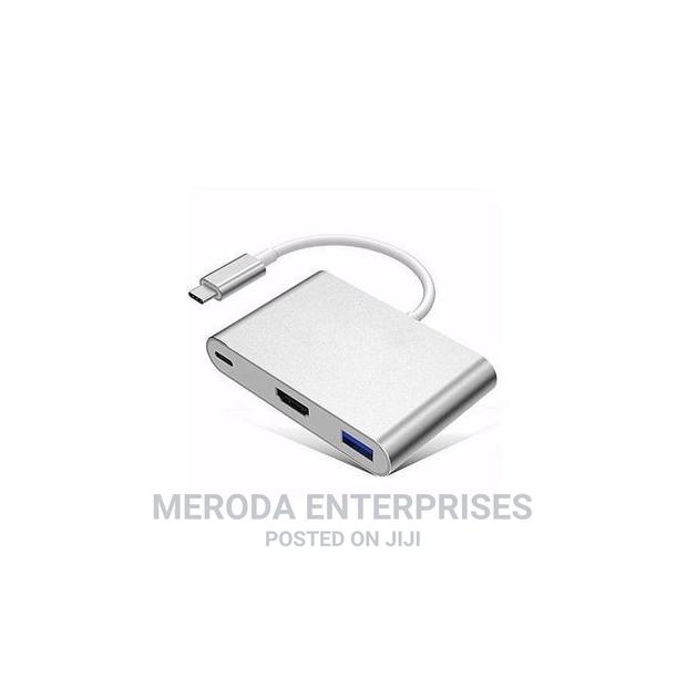 Type C USB 3.1 to Usb-C 4K HDMI Usb3.0 Adapter