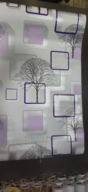 Purple 3d Elegant Wallpaper