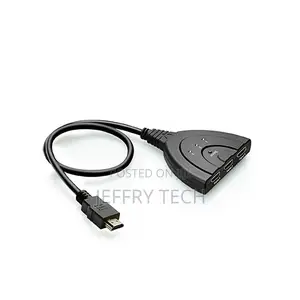 3x1 HDMI 2.0 Pigtail Switch - HDMI 3 in 1 Out Switch With Pi