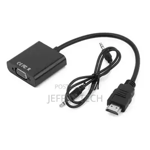 30% Off Mini HDTV 4K Male HDMI to VGA Audio Converter Cable