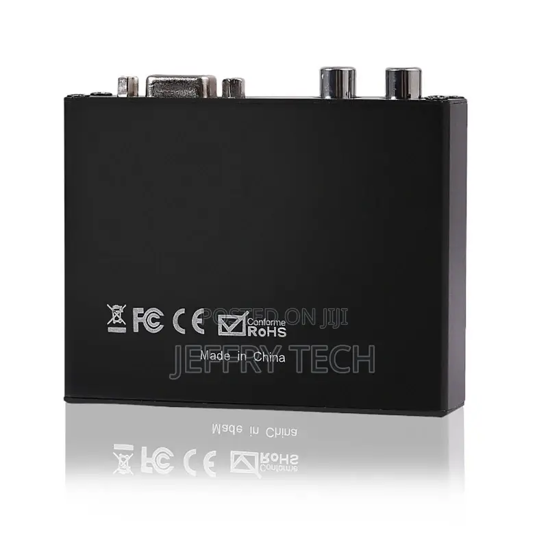 VGA#R/L Stereo Audio to HDMI Converter With Adapter Full HD