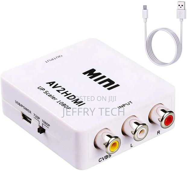 CVBS Video Audio Converter Adapter Supporting PAL/NTSC For