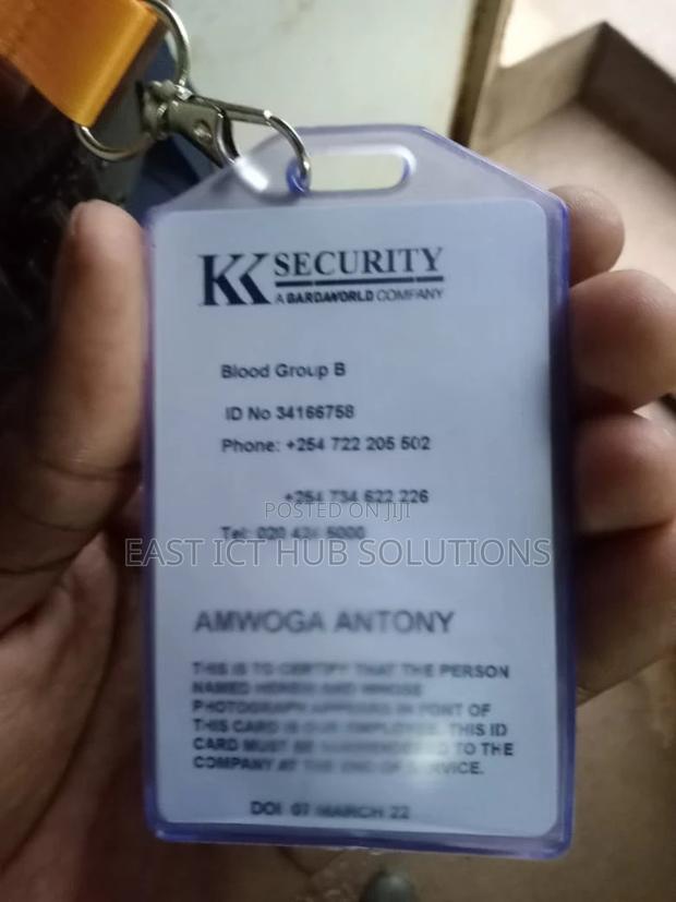 Neck Strap Card ID Card Holder Identity Badge With Lanyard - thumbnail 3