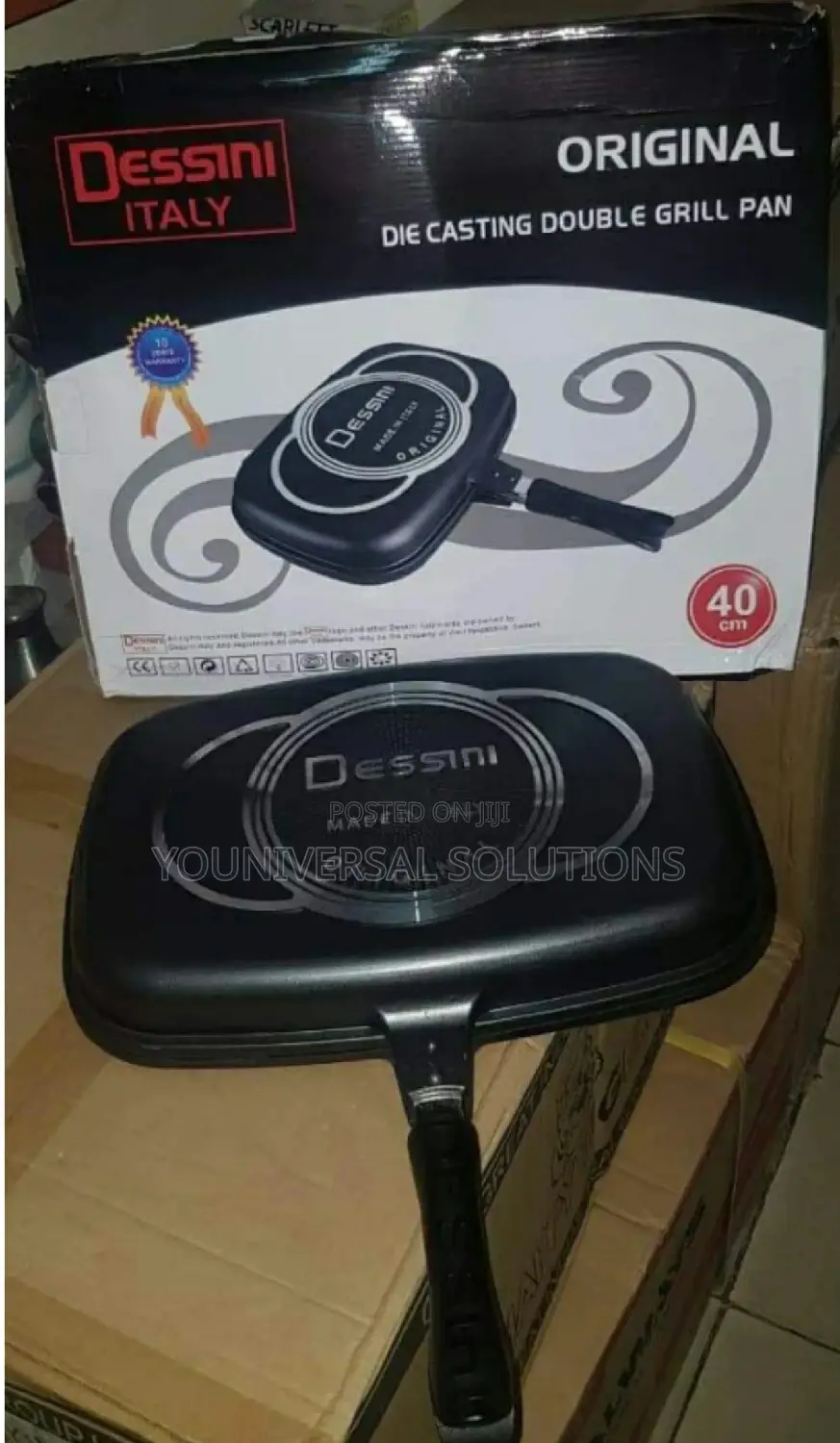 Dessini 40cm Double Grill Pan