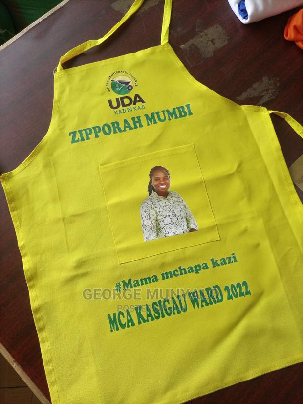 Yellow Campaign Aprons