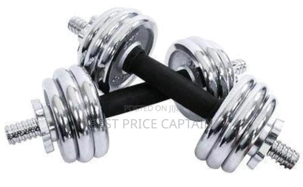 10kgs Chrome Dumbells - main view